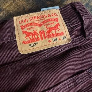 Levi 502 corduroys